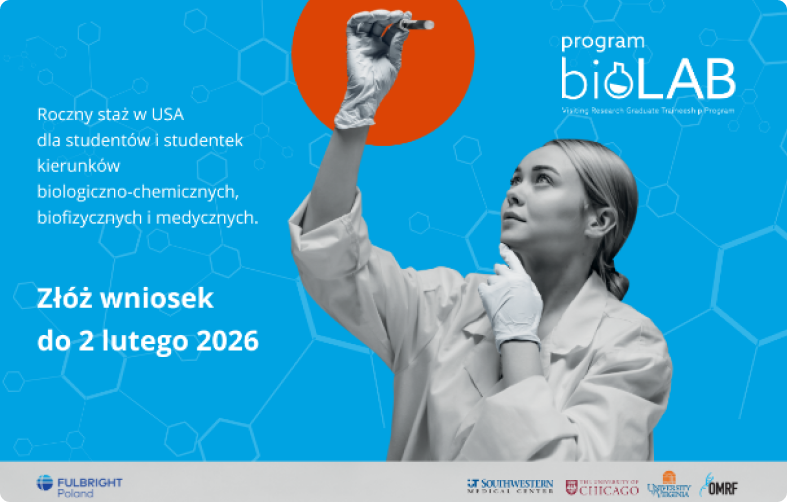 Nabór do programu stażowego BioLAB 2026-27